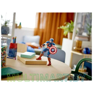 Конструктор LEGO Marvel 76258 Сборная фигурка Капитана Америки картинка 6